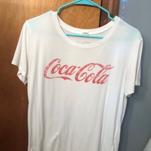 White Coca Cola shirt